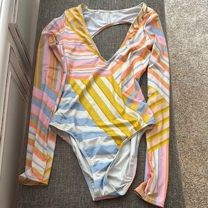 Billabong Multicolor Striped Swimsuit